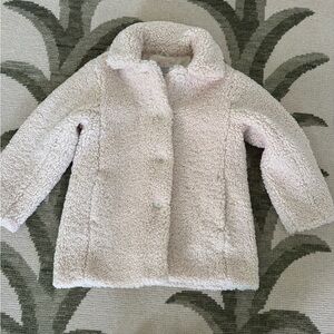Cozy Cream Kids Sherpa Coat